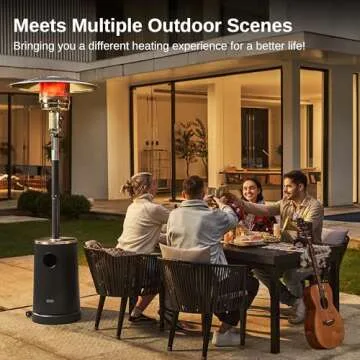 EAST OAK 50,000 BTU Patio Heater for Outdoor Use
