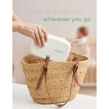 Momcozy Bottle Brush Set - Baby Bottle Cleaner Kit with Silicone Brush, Nipple Brush, Straw Brush, Soap Dispenser, Drying Rack - 7 in 1 Bottle Cleaning Tool for Home and Travel