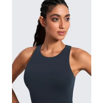 CRZ YOGA Women’s Butterluxe Racerback Tank with Bra