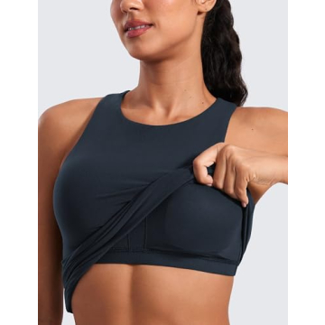 CRZ YOGA Women’s Butterluxe Racerback Tank with Bra