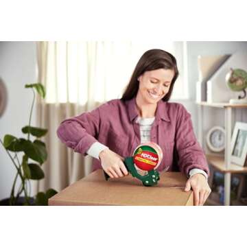 Duck HD Clear Packing Tape - 6 Rolls, 328 Yards Heavy Duty Packaging for Shipping, Mailing, Moving &...