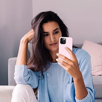 Durable Silicone Case for iPhone 13 Pro Max - Chalk Pink