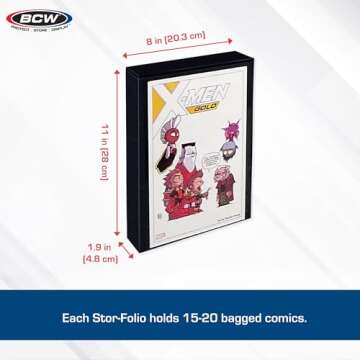 BCW Supplies Stor-Folio for Comic Book Storage Solutions