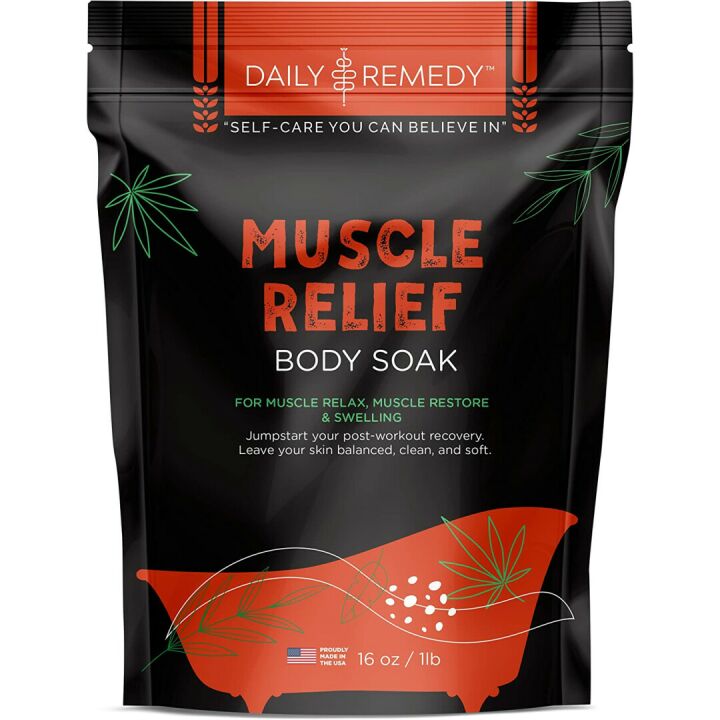 Epsom Salt Muscle Relief Body Soak - Made in USA