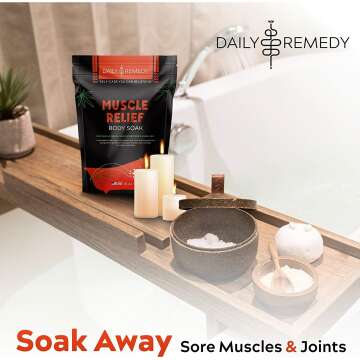 Epsom Salt Muscle Relief Body Soak - Made in USA