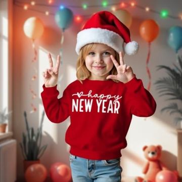 AG AGUU Happy New Year Sweatshirt for Toddlers