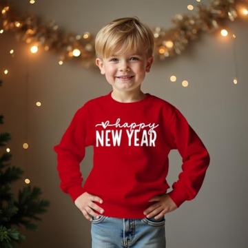 AG AGUU Happy New Year Sweatshirt for Toddlers