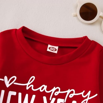 AG AGUU Happy New Year Sweatshirt for Toddlers