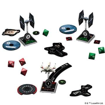 Star Wars X-Wing 2nd Edition Miniatures Game CORE SET - Join the Epic Space Battles! Strategy Game f...