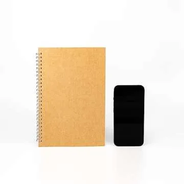 DSTELIN Spiral Notebook, 9" x 6" Blank, 160 Pages