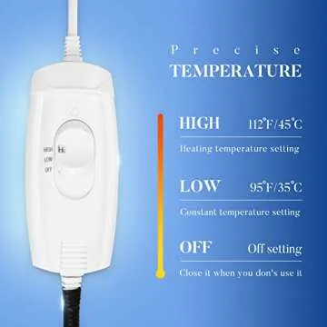 OTOFY Pet Heating Pad for Dog Cat Heat Mat Indoor Electric Waterproof Dog Heated Pad with Chew Resistant Cord, Pet Blanket Warmer