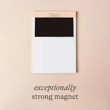 Magnetic Meal Planner Pad for Food Waste Reduction