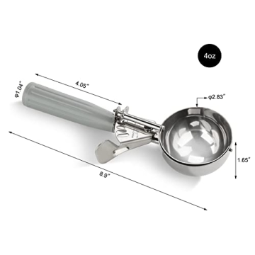 New Star Foodservice 4 oz Portion Server for Perfect Scoops