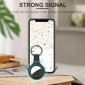 British Bulldog AirTag Leather Case - Stylish & Durable