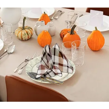 Ruvanti Cloth Napkins Set - Elegant Cotton Napkins for Dining