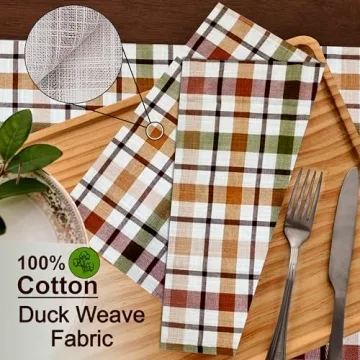 Ruvanti Cloth Napkins Set - Elegant Cotton Napkins for Dining