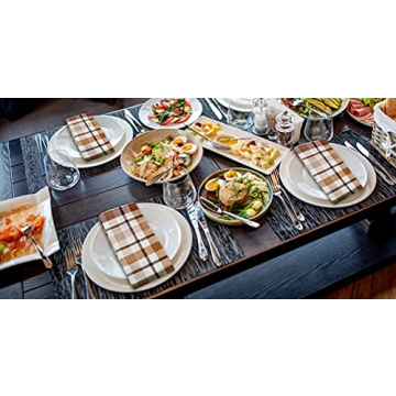 Ruvanti Cloth Napkins Set - Elegant Cotton Napkins for Dining