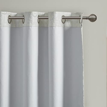 Amelia Jacquard Paisley Blackout Curtain, Elegant Design