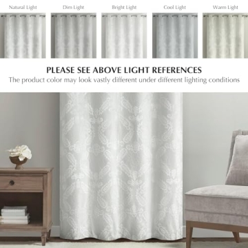 Amelia Jacquard Paisley Blackout Curtain, Elegant Design