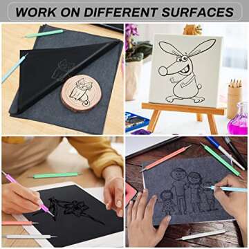 Versatile Carbon Transfer Paper & Stylus Set for Artists