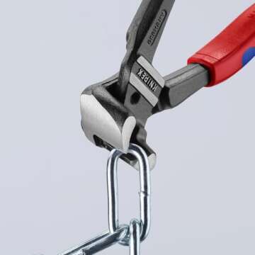 KNIPEX High Leverage Bolt End Cutting Nippers 62 02 200