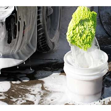 Chemical Guys MIC_493 Chenille Microfiber Premium Scratch-Free Wash Mitt, Lime Green, Regular