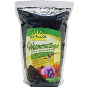Organic Soil Mender Worm Castings - Nutrient-Rich Fertilizer (5 Lbs)