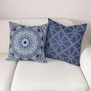 SLOW COW Velvet Throw Pillow Cover - Modern Triangle Design