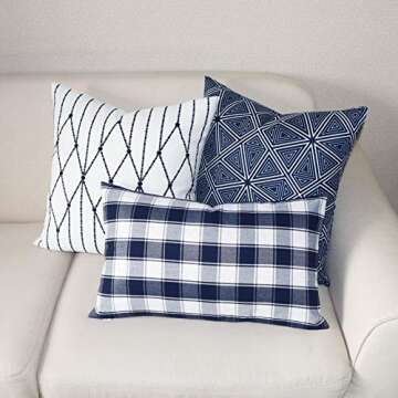 SLOW COW Velvet Throw Pillow Cover - Modern Triangle Design