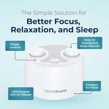 Adaptive Sound Technologies Lectro Sound 2 White Noise Machine