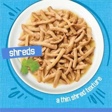 Purina Friskies Shreds With Ocean Whitefish and Tuna in Sauce Wet Cat Food - (Pack of 24) 5.5 oz. Cans