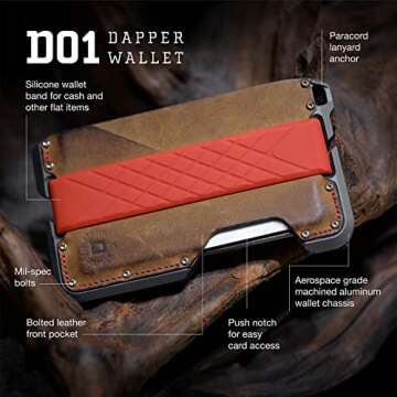 DANGO Men's RFID Minimalist Wallet - Stylish & Secure