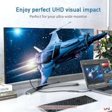 uni USB C to HDMI Adapter 4K - Versatile & Convenient