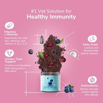 kin+kind Natural Cranberry Supplement for Pets - USA Made