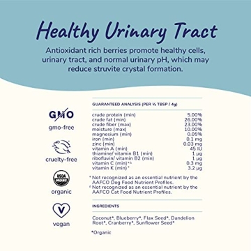 kin+kind Natural Cranberry Supplement for Pets - USA Made