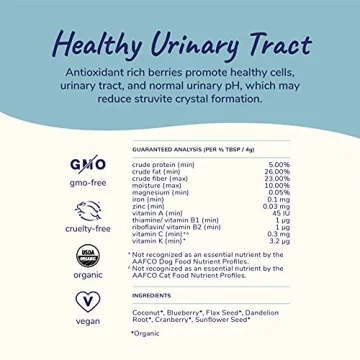 kin+kind Natural Cranberry Supplement for Pets - USA Made