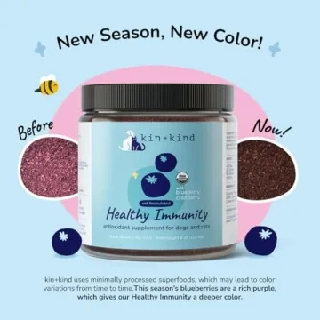 kin+kind Natural Cranberry Supplement for Pets - USA Made