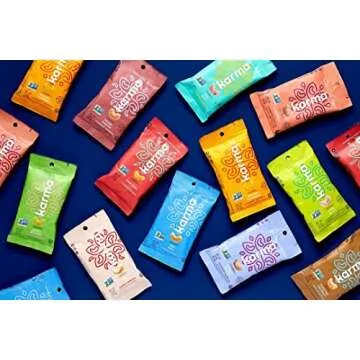 Sample Flavors Variety Pack Cashews by Karma Nuts, Whole, Roasted, Vegan, Non GMO, Gluten Free, Low Carb, Low Calorie, Everyday Nut Snack, 1.5 Ounce (6 Snack Packs)