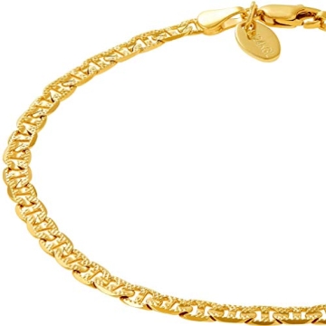 Stylish 4mm Gold Plated Anklet for Women and Men
