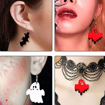 Mulukaya Halloween Epoxy Resin Silicone Molds for DIY Crafts