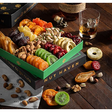 Dried Fruit & Nuts Gift Basket for Holidays