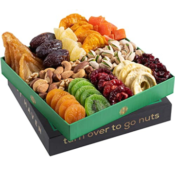 Dried Fruit & Nuts Gift Basket for Holidays