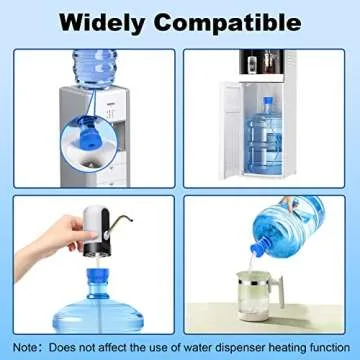 MYLOLF Leak-Free Silicone Water Jug Cap - 3 Pack Premium