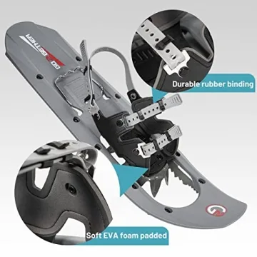 G2 30 Inch Mountain Snowshoes with Poles - Durable & Comfortable