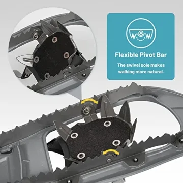 G2 30 Inch Mountain Snowshoes with Poles - Durable & Comfortable