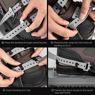 G2 30 Inch Mountain Snowshoes with Poles - Durable & Comfortable