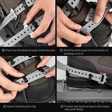 G2 30 Inch Mountain Snowshoes with Poles - Durable & Comfortable