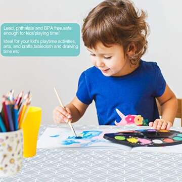 Paw Legend Washable Highchair Splat Mat - Anti-Slip & Versatile