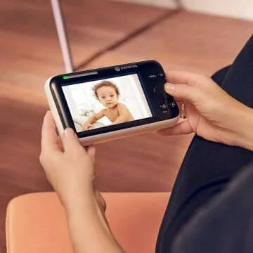 Motorola Nursery PIP1510 2-Camera Video Baby Monitor - 5" Screen, 2-Way Audio, Remote Pan/Tilt/Zoom,...