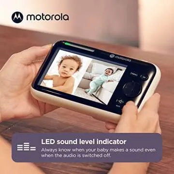Motorola Nursery PIP1510 Baby Monitor with 2 Cameras and 5" Screen